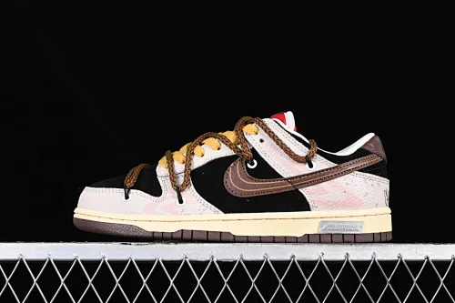 All Categories Nk SB Dunk Series Nk SB Dunk Low Low-top sneakers Nk Dunk Low Panda Prank-street lines graffiti distressed SB strap low-top casual sneakers DR9704-200